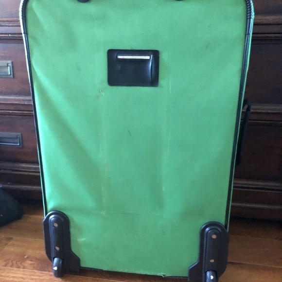 Leisure green rolling suitcase large - Picture 3 of 10